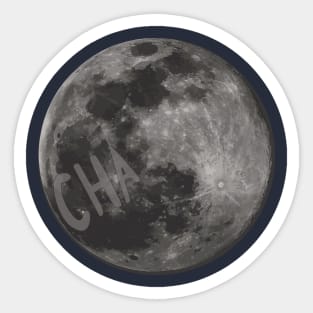 Tick Moon Sticker